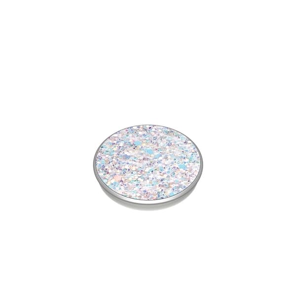 PopSockets Sparkle Snow White  Avtagbart Grip med Ställfunktion Premium
