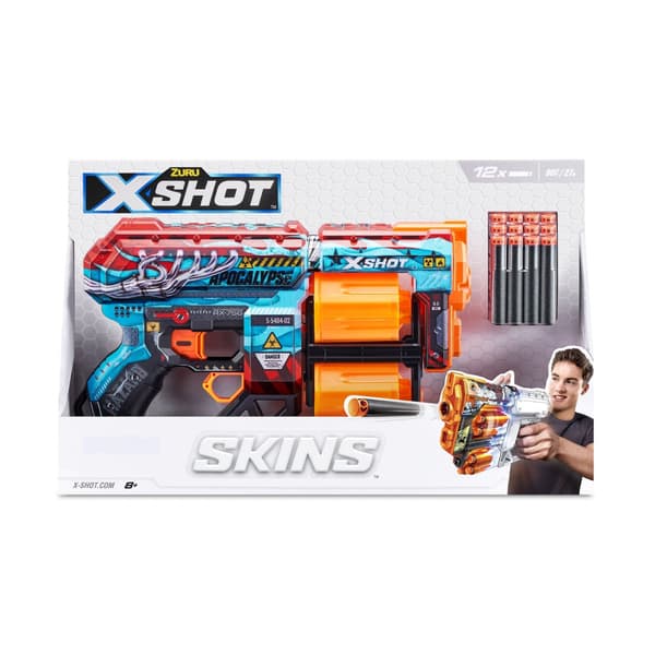 Zuru X-Shot Skins Dread Apocalypse, blå