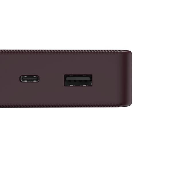Hama Powerbank Colour 20 20000mAh USB-C+USB-A Plomme