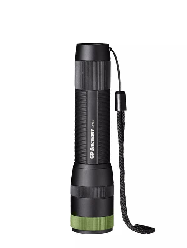 GP Discovery  Recharg. Flashlight 1000Lm Li-Ion
