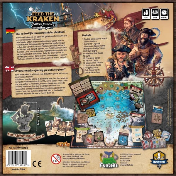 Feed the Kraken - brettspill (ENG)