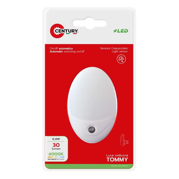 Century Tommy nattlys med skumringssensor