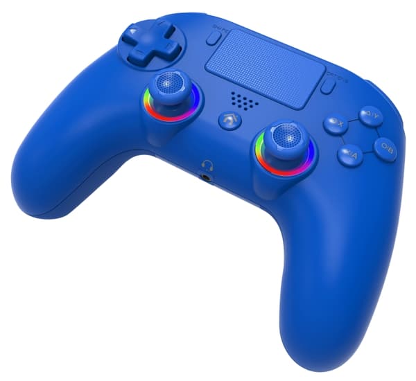 SuBsonic Trådløs LED-kontroller PS4 blå - PS4/Pc