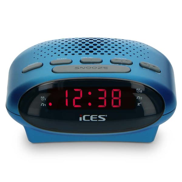 ICES Klockradio Blå