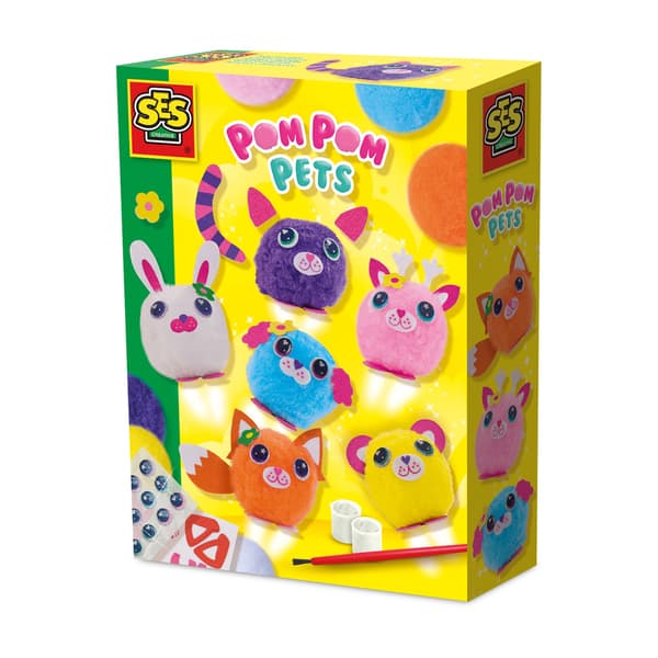 SES Creative Pom Pom Husdjur - (S14789)