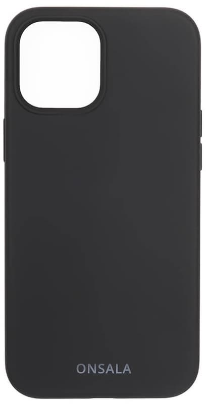 Onsala Mobilskal Silikon Black - iPhone 12 / 12 Pro