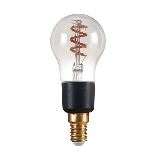Eglo E14 P45 spiral, rök - Varmvit - Zigbee, Bluetooth