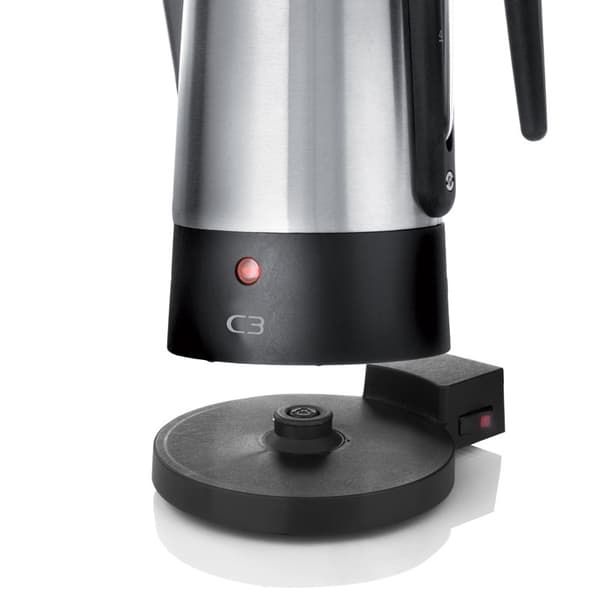 C3 Perkolator Design børstet rustfritt stål 10kp