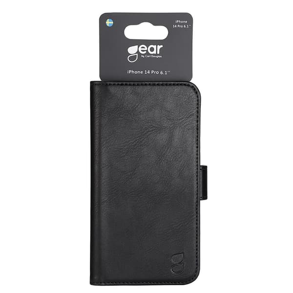 Gear Lommebokdeksel Svart - iPhone 14 Pro