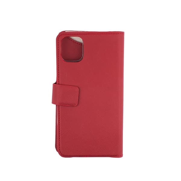 Onsala Wallet iPhone 12  Mini Saffiano Red