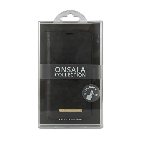 Onsala Lommebokveske iPhone 12 Pro Max Midnight Black
