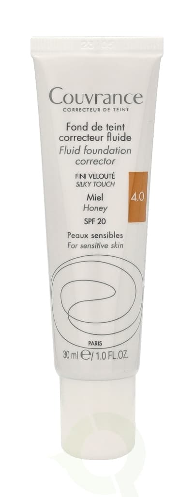 Avene Couvrance Fluid Foundation Corrector SPF20 30 ml #4.0 Honey