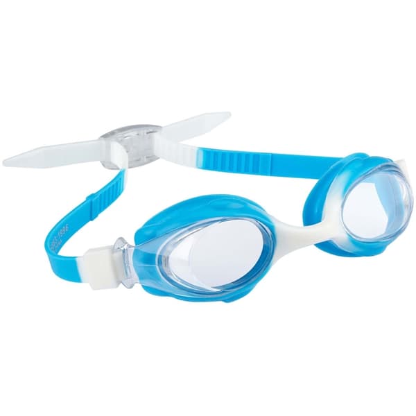 SportMe Svømmebriller Easy strap Blå/hvit Junior