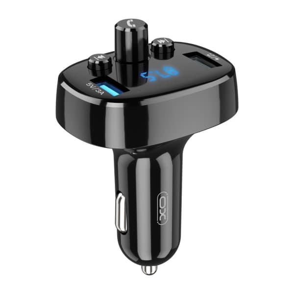 Xo transmitter FM BCC02 Bluetooth MP3 biloplader 15W sort