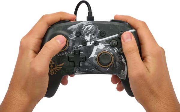 PowerA Förbättrad trådbunden handkontroll, Battle-Ready Link, Switch