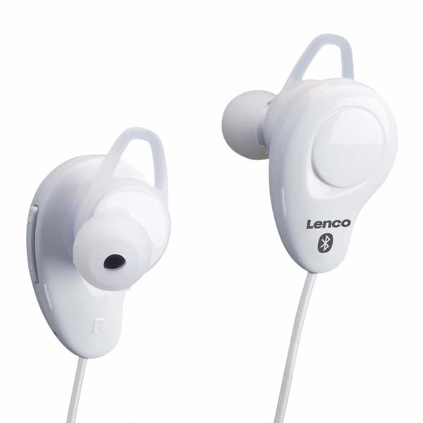 Lenco Trådlöst in-ear-headset Vit