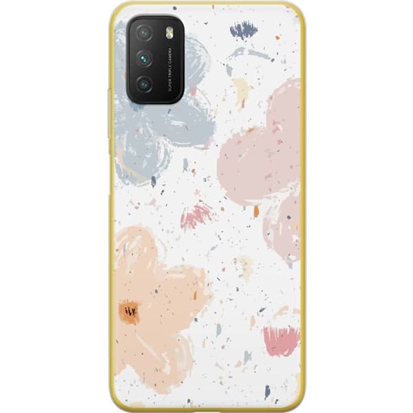 Mobilskal till Xiaomi Poco M3  med Blommor motiv
