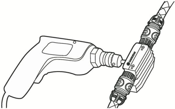 GARDENA Drillpumpe 2400 l/t, 3 bar
