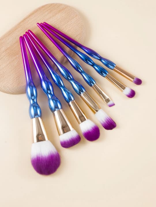 Professionelle skånsomme makeupbørster 7-Pack