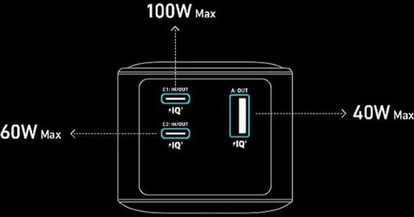 Anker Prime 200W varavirtalähde, 20000 mAh