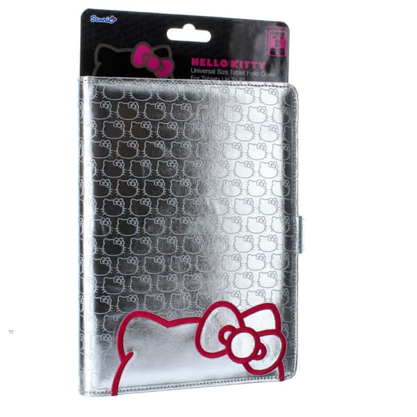 HELLO KITTY Tabletsuoja 7-8" Universal Silver