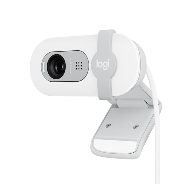 Logitech Brio 100 Full HD-webkamera, Off-white