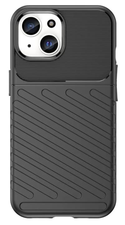 TPU-mobiletui til iPhone 16 Pro Max, sort