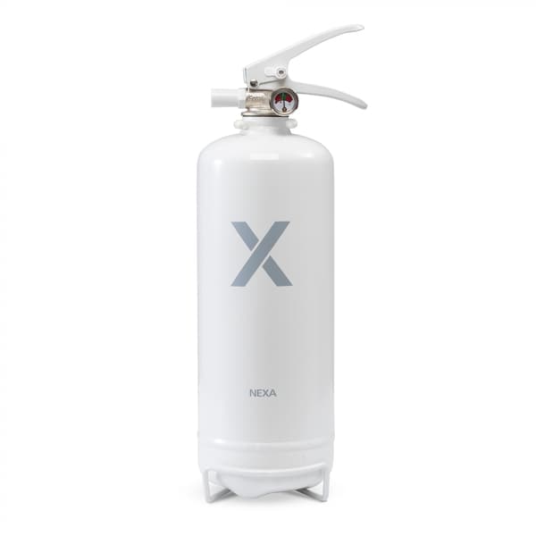 Nexa brandsläckare, 2 Kg ABC-pulver (Vit)