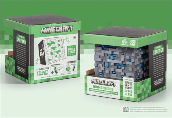 Noble Collection - Minecraft Illuminating Diamond-ljus