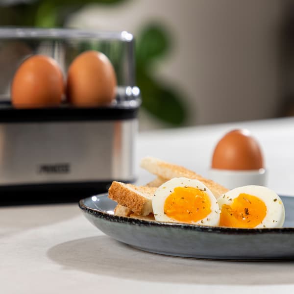 Äggkokare 6ägg 400Watt Rostfri