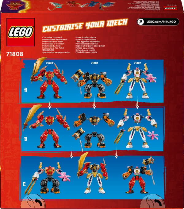 LEGO Ninjago 71808  - Kai's Elemental Fire Mech