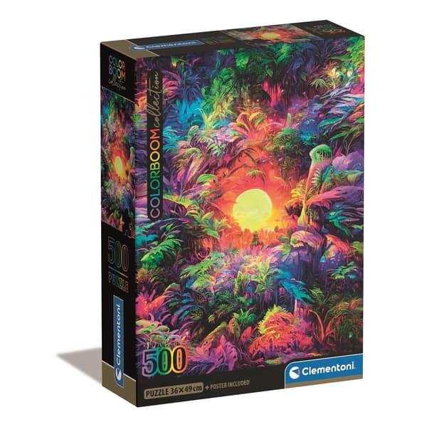 Clementoni Palapeli 500 Pcs CB High Quality Collection Colorbloom Psychedelic Jungle