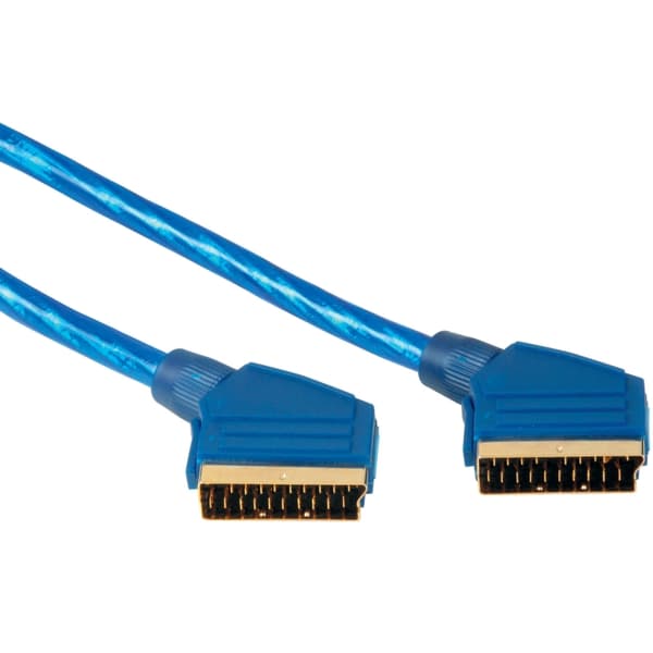 Hama Scart Kabel 1,5m Blå Bulk 25stk