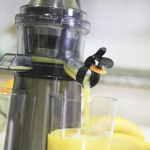 BLACK+DECKER Slow Juicer BXJE200E Børstet Rustfritt Stål