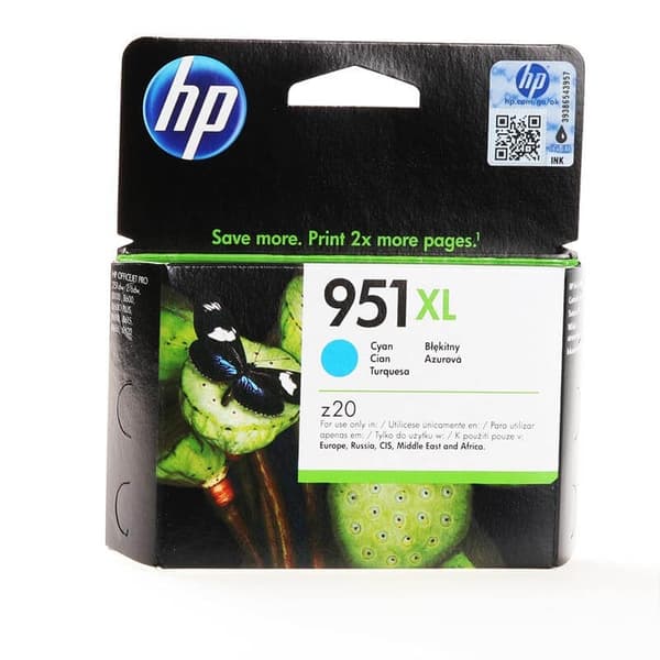 HP Blæk CN046AE 951XL Cyan