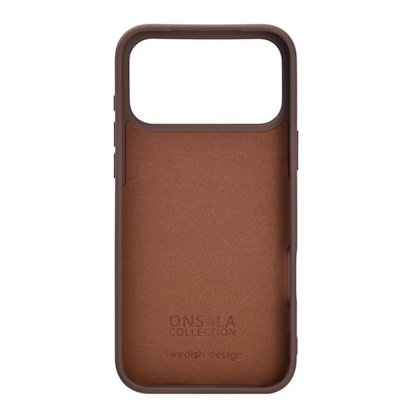 Onsala Mobildeksel med silikonfølelse Chocolate - iPhone 17 Pro Max