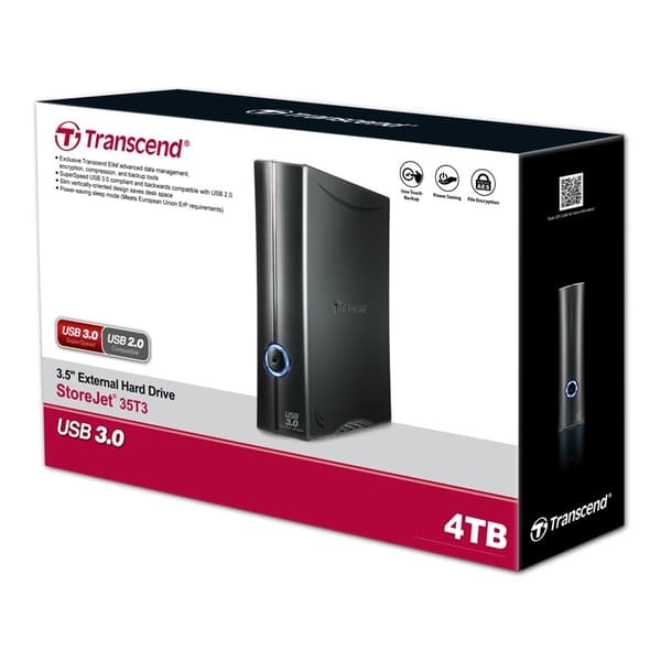 Transcend HDD StoreJet 3,5" 4 TB USB3
