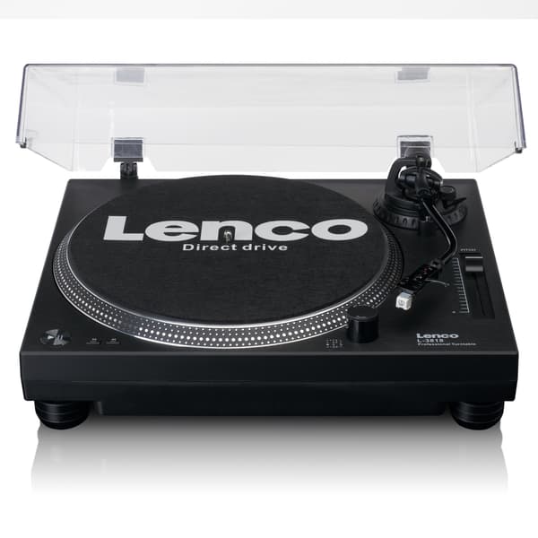 Lenco Direkte drevet platespiller med USB/PC-koding Svart