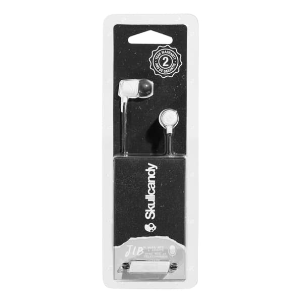 Skullcandy Øreplugger JIB Mic Hvit/Svart