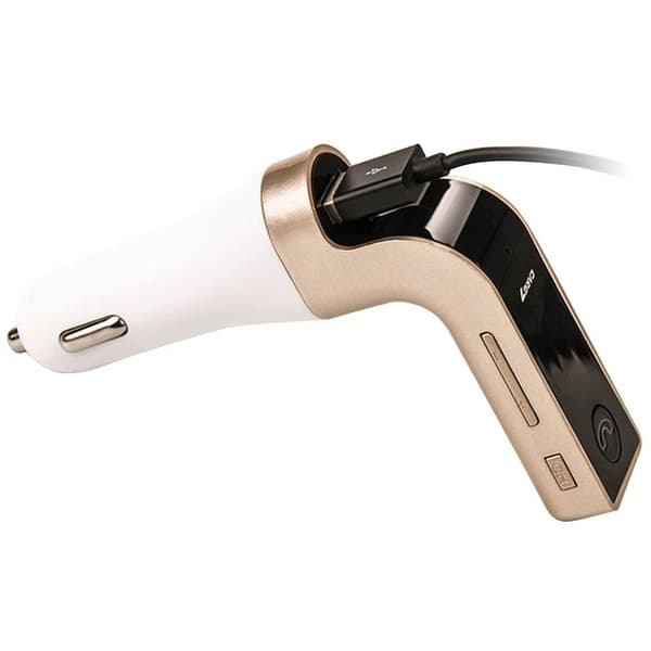 FM-sändare med Bluetooth-handsfree (Guld)