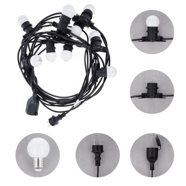Forever Light Ledslinga, 10 2W lampor IP65, 12m