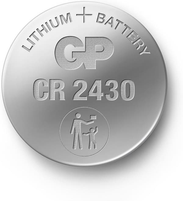 GP Knappcelle CR2430 litiumbatteri i 2-pakning