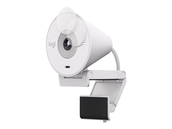 Logitech Brio 300 Full HD-webbkamera, Off-white