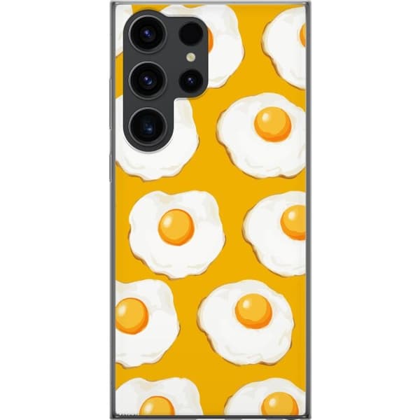 Mobildeksel til Samsung Galaxy S24 Ultra med Stekt egg motiv