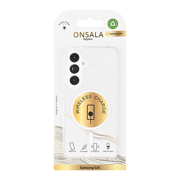Onsala Mobildeksel Transparent - Samsung Galaxy S26