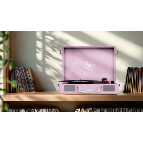 MIXX Pladespiller Revival 55 Stereo Lyserød