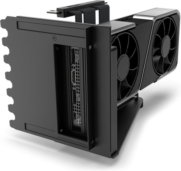 NZXT Vertical GPU Mounting Kit – monteringsram för grafikkort, svart