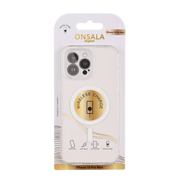 Onsala Mobilskal MagSeries Transparent - iPhone 16 Pro