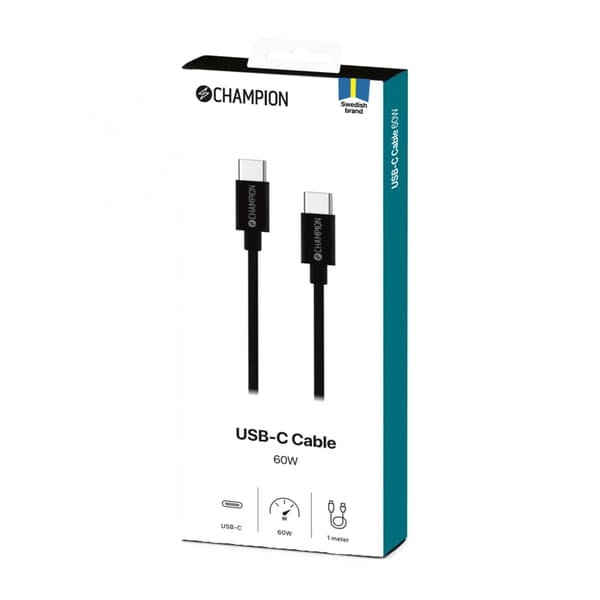 Champion USB 2.0 C till C, 1m