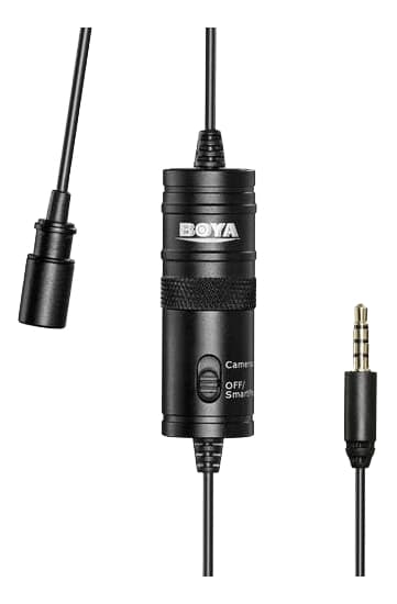 BOYA BY-M1 omnidirectional lavalier microph. Smartph/DSLR/Camcord